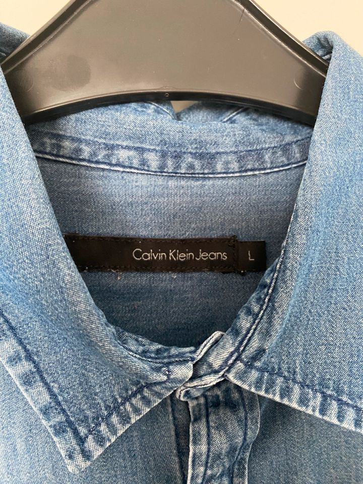 Herren Jeanshemd, Calvin Klein Gr. L in Schöneiche bei Berlin