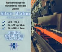 Schlosser ✔️ Metallbauer (m/w/d) ✔️ ab 16,- € ✔️ Zeithain ✔️ Sachsen - Zeithain Vorschau