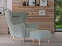 Ohren-Sessel inkl. Hocker Landhaus-Design Struktur UVP 699,- NEU Nordrhein-Westfalen - Lippstadt Vorschau
