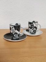 Espresso Set neu schwarz weiß Porzellan Bonn - Beuel Vorschau
