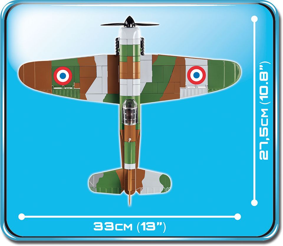 Cobi 5720 | Dewoitine D.520 | Historical Collection in Zossen