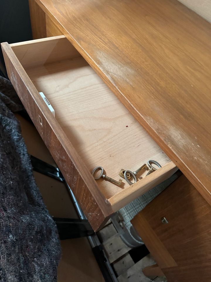 Schreibtisch Holz Retro Nostalgisch 129 cm in Apen