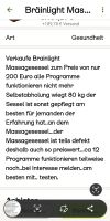 Brainlight Massagesessel Baden-Württemberg - Eutingen Vorschau