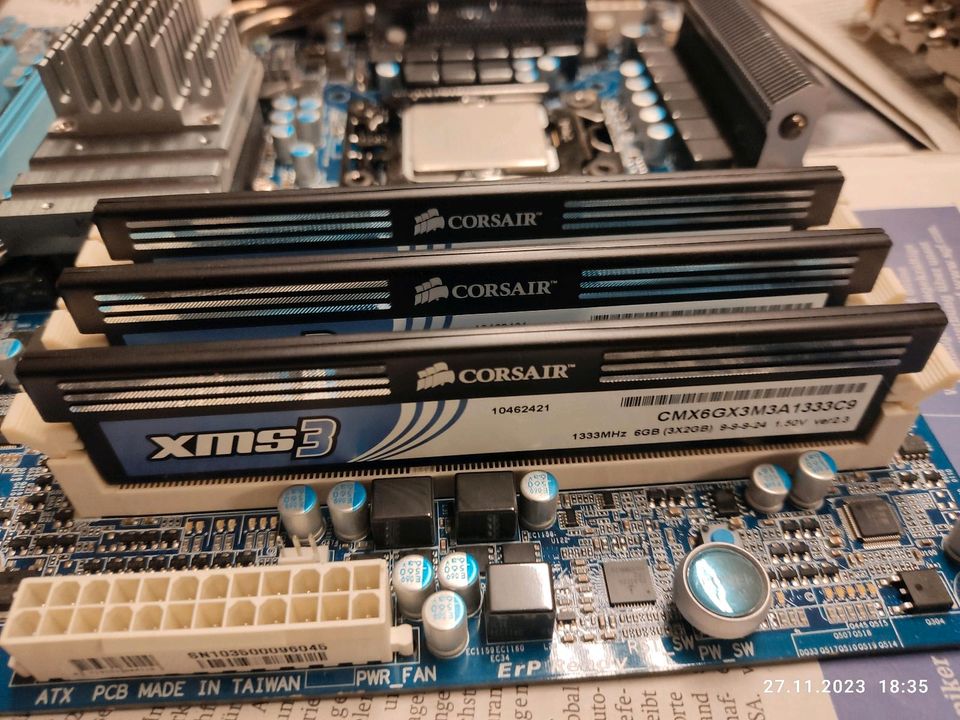 ❗Bundle Gigabyte GA-X58A-UD7 + i7-950 ❗+ 2x3 GB RAM + Noctura ✅ in Waldkraiburg