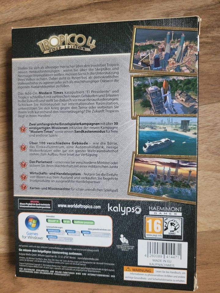 TROPICO 4  "Gold Edition"   ..Pc Game in Wernigerode