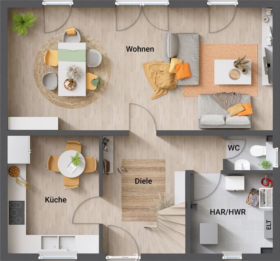 Ein Komforthaus für jedermann im kommenden Baugebiet in Katensen. in Uetze