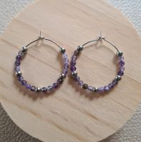 Amethyst Creolen Handmade Nordrhein-Westfalen - Hagen Vorschau