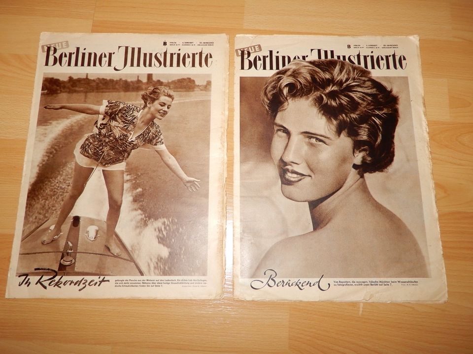 alte Zeitschriften Illustrierte Hör Zu Bunte Weltbild Berline50er in Berlin