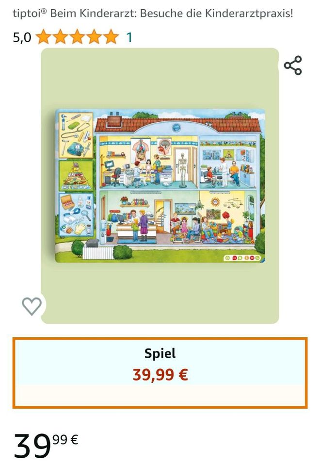 Ravensburger TipToi Puzzle - Beim Kinderarzt in Albstadt