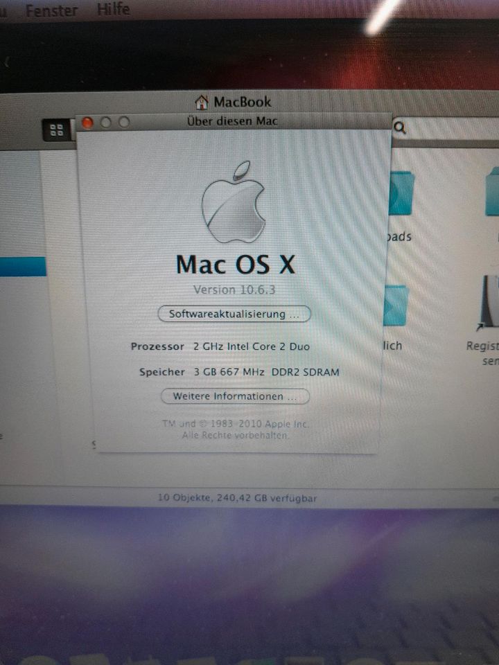 MacBook G5 13,3 Zoll 256 SSD in Niesky