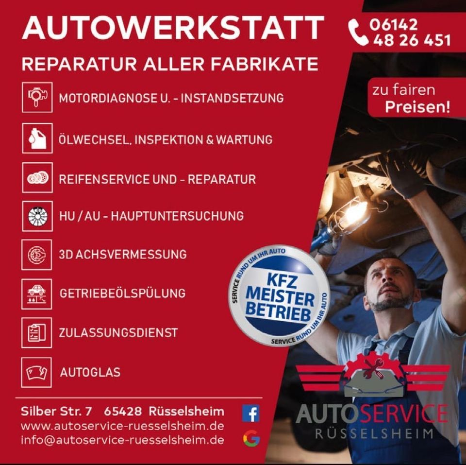 Reifendienst Reparatur,Reifenwechsel,Neu-Gebrauchte Reifen in Rüsselsheim