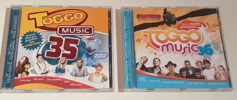 Musik CD-Sammlung v. "Toggo" (Nr. 13, 17, 27 - 36) - GESAMTPREIS in Schieder-Schwalenberg