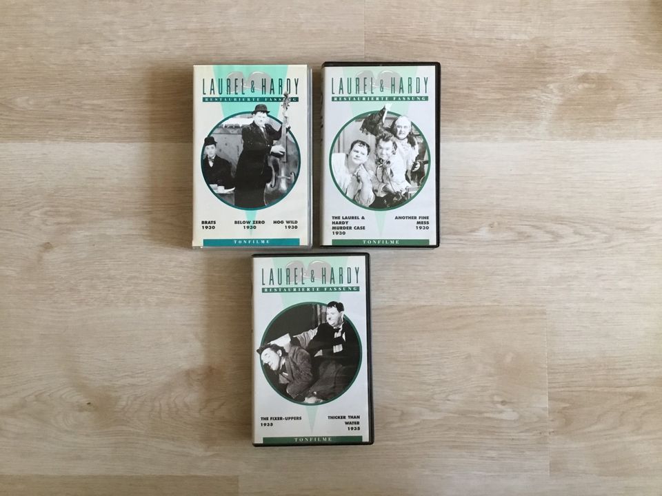 Laurel & Hardy / Dick & Doof VHS Video-Kassetten in Scheeßel