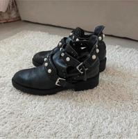 Zara Stiefel Stiefeletten mit Perlen 39 Nordfriesland - Hattstedt Vorschau