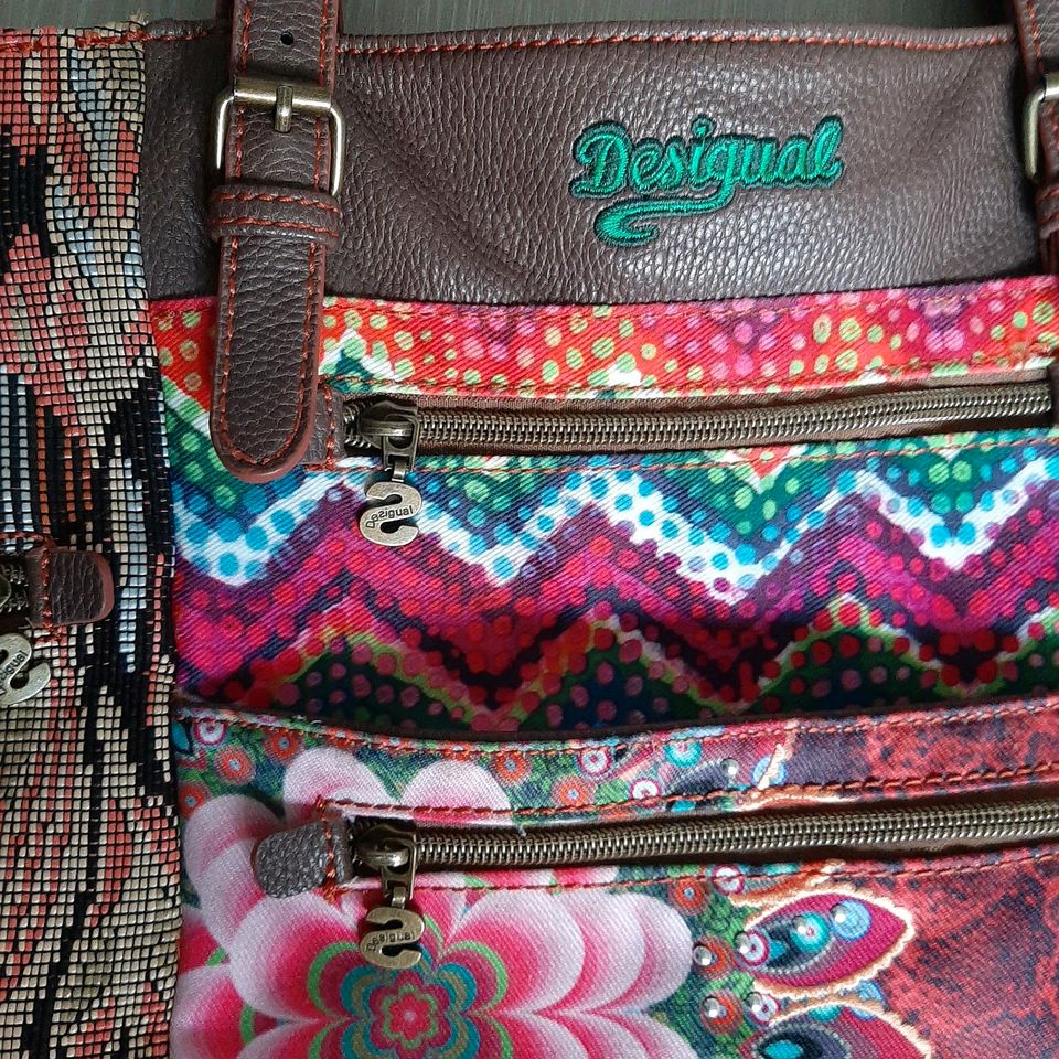 Handtasche, Desigual, Shopper, Crossbody, braun, Tasche in Paderborn