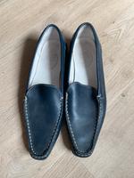 Schuhe Damen dunkelblau, slipper, so gut wie neu Bayern - Hebertsfelden Vorschau