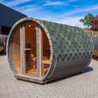 Fasssauna | Garten Sauna | 3m | 3/4 großer Ø | Glasfront Hessen - Eichenzell Vorschau