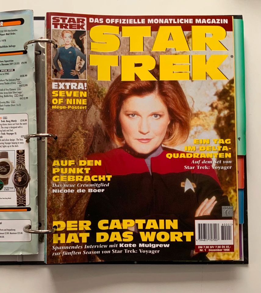 Star Trek Enterprise Sammlung Logbücher Magazine Technik usw. in Friesoythe