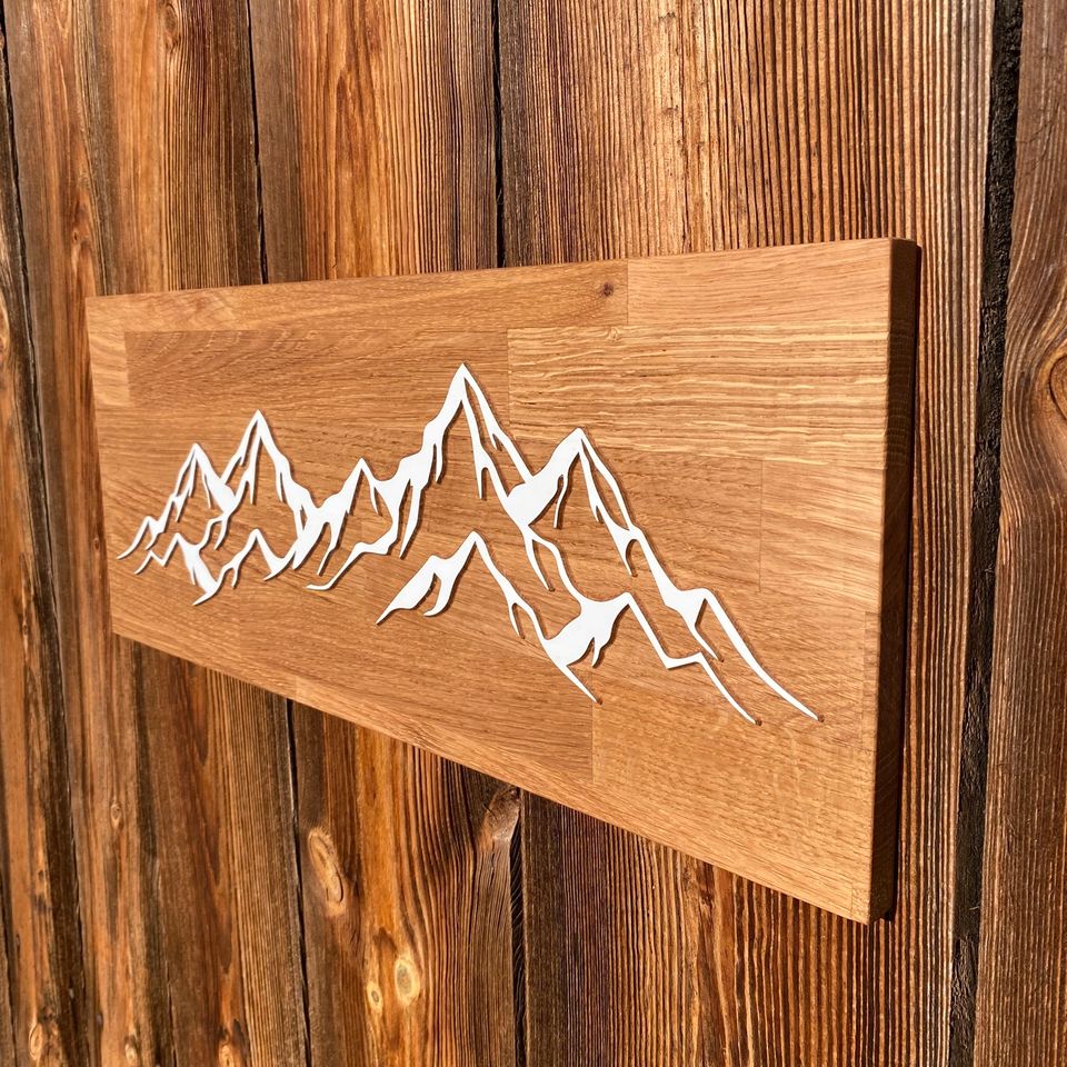 Bergkette als Wandbild | Berge | Wandbehang | Dekoration in Tyrlaching