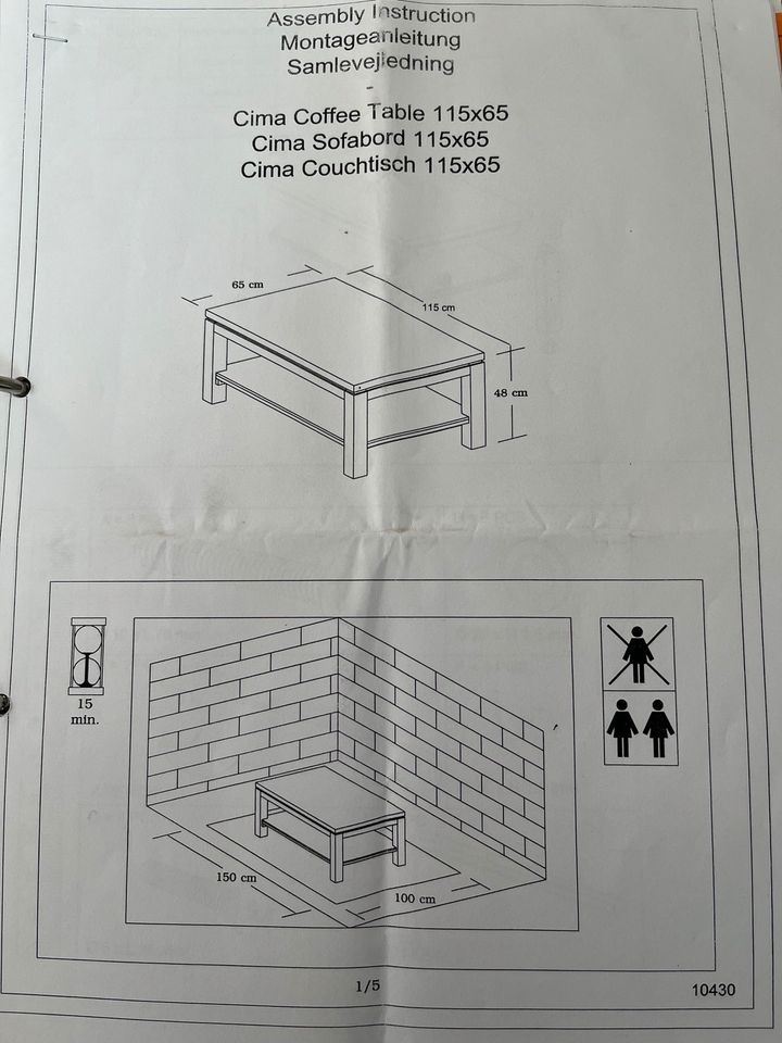 Massivholz Möbel, komplettes Wohnzimmer, Wildeiche, Landhausstil in Preetz