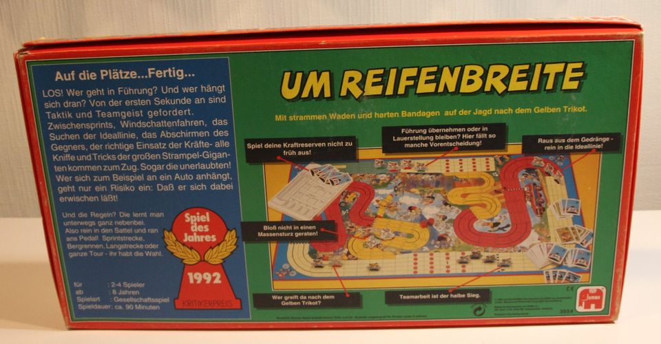 UM REIFENBREITE Spiel des Jahres 1992, ab 8 Jahre, gebraucht in Großhansdorf