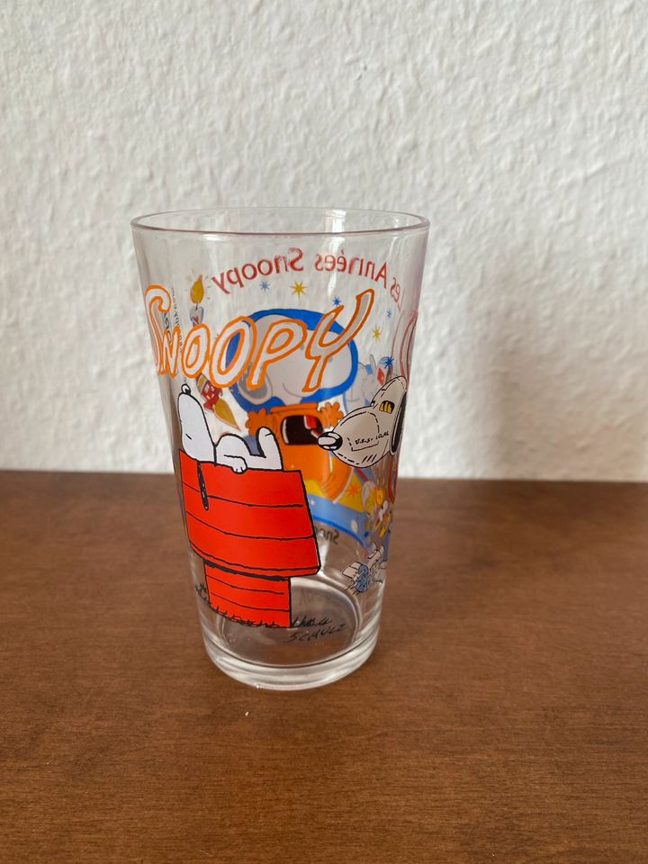 Peanuts Glas Snoopy Les Années 90 Vintage sammeln in Saarbrücken