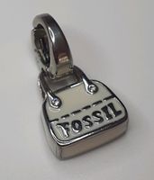 Fossil Charm Anhänger Tasche NEU Glitzersteine Edelstahl Steel Bayern - Drachselsried Vorschau