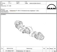 MAN HINTERACHSE ANTRIEBSACHSE HY-1350-12 81350037671 37:12=3,083 Niedersachsen - Hessisch Oldendorf Vorschau