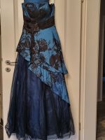 Ballkleid Abendkleid Kleid Abiball blau schwarz Größe M Petticoat Nordrhein-Westfalen - Borgentreich Vorschau