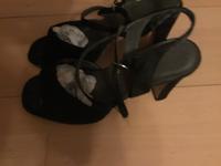Damensandalen, Gr. 40, Absatz 10 cm, Wildledersohlen zum Tanzen Bayern - Hemhofen Vorschau