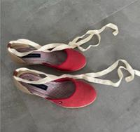 Keilsandalen, Sandalen , Espandrilles, Rot, Hilfiger, Größe 37 Niedersachsen - Schwülper Vorschau