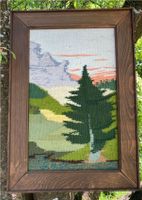 Handgewebtes Bild Motiv ‚Erzgebirge’ 43 x 61 cm Bayern - Osterzell Vorschau