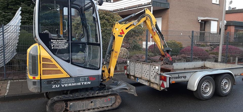 Anhänger Absenker Umzug Autotransporter zu vermieten in Wolbeck