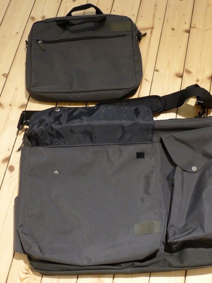 FILA Kleider-/Business-/Anzugtaschen-Set+Laptophülle grünschwarz in Hamburg