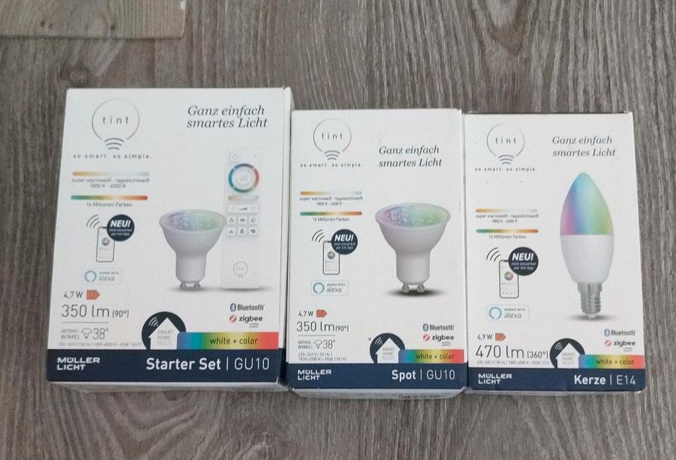 Smart Home Lampen GU 10 , E14 neu in Telgte