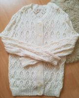 Vintage Strickjacke weiss selbst gestrickt,Handarbeit 38/40/M Thüringen - Altenburg Vorschau