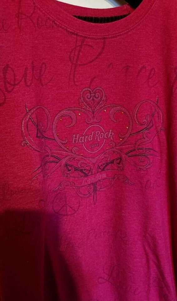 Hard Rock Café London, T-Shirt für Damen, pink, Größe M in Bielefeld