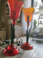 Tischlampe ,Blüte, 2 Stück,rot ,orange Bayern - Pappenheim Vorschau