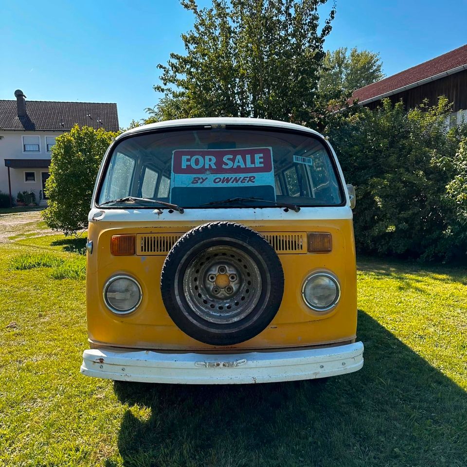 1978 T2 VW Bus Typ4 Motor überschaubares Restaurationsobjekt USA in Moos