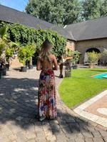 Festliches Sommerkleid mit Blumenprint Nordrhein-Westfalen - Kreuzau Vorschau