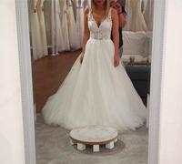Prinzessinnen Brautkleid mit Glitzertüll +Reifrock& Schleier Hessen - Bad König Vorschau