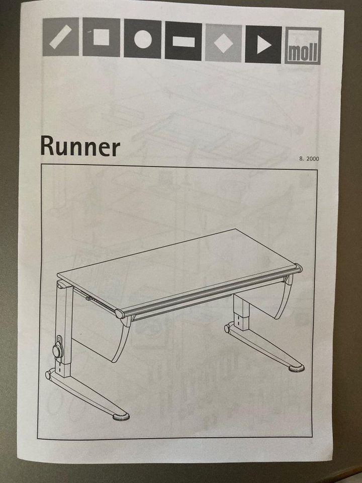 Schülerschreibtisch MOLL „Runner“ (mitwachsend) in Biberach an der Riß