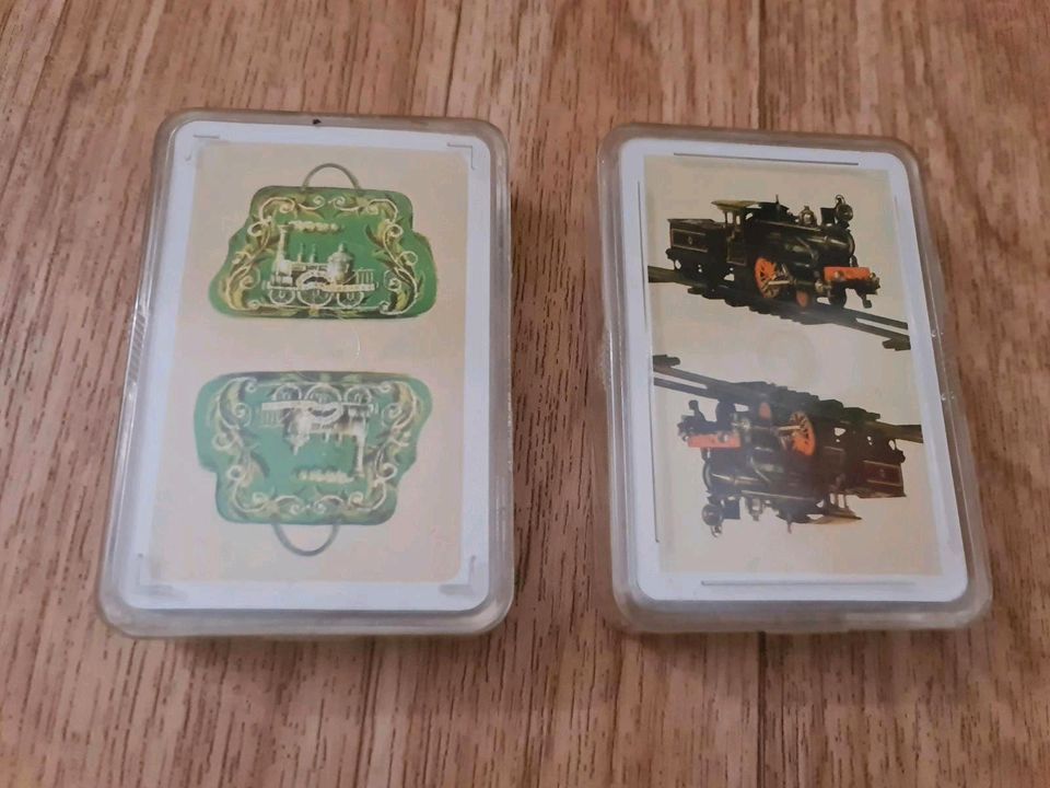 4x DDR Romme bridge Canasta  Kartenspiel Eisenbahnen in Leipzig