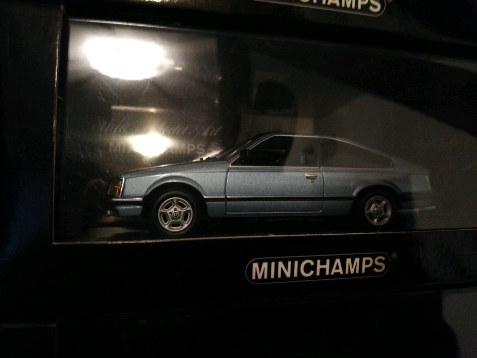 3 Modellautos opel Monza minichamps 1:43 in Rudersberg