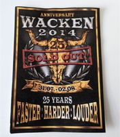 Postkarte Anniversary 25 years W:O:A: faster harder louder 2014 Baden-Württemberg - Ettlingen Vorschau