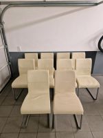Stühle Freischwinger Lederstühle von Effezeta beige 10 Stück Nordrhein-Westfalen - Selfkant Vorschau