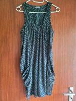 Kleid M zebraprint grau schwarz mit taschen Wurster Nordseeküste - Cappel Vorschau