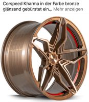 Corspeed Kharma  4x 8.5x19 ET43 1.720.-€ /4x 2000.-€ 9x20 ET35 Baden-Württemberg - Pfahlhof Vorschau