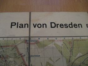 Plan von Dresden 1937, Beilage zum Dresdner Adressbuch in Dresden