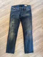 Diesel Matic Jeans 008II Low Skinny Strass blau Größe 26 XS / S Hessen - Bürstadt Vorschau